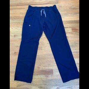 Large Navy Blue Kade Scrub pants